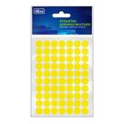 Etiqueta Adesiva Redonda Amarelo Fluorescente 13mm Com 420 Etiquetas Pimaco