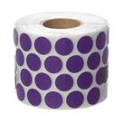 Etiqueta Bolinha Colorida Roxo 15mm 1,5cm Rolo C/1000