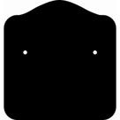 Etiqueta Brinco Bijuteria Jóia Fix Nº53 31x33mm Preto C/100 Un