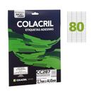 Etiqueta Carta 12,7mm x 44,45mm 25 Folhas CC287 Colacril Etiqueta Carta 12,7mm x 44,45mm 25 Folhas CC287 Colacril