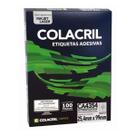 Etiqueta colacril a4354 25,4 x 99 c/ 100 fls - 22 etiq. p/ folha Etiqueta colacril a4354 25,4 x 99 c/ 100 fls - 22 etiq. p/ folha