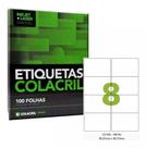 Etiqueta Colacril CC195 (59,27x85,73 mm) Caixa Com 100 Fls Etiqueta Colacril CC195 (59,27x85,73 mm) Caixa Com 100 Fls