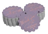 Etiqueta de Garrafa de Aniversário "Obrigado por Celebrar Comigo" com Foil - Inkdotpot