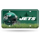 Etiqueta de matrícula Rico Industries NFL New York Jets Metal