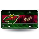 Etiqueta de matrícula Rico Industries NHL Minnesota Wild Metal Etiqueta de matrícula Rico Industries NHL Minnesota Wild Metal