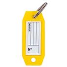 Etiqueta Dovale p/ Chaves Modelo 3 Amarelo C/10 unid.