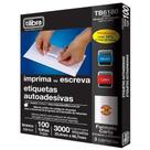 Etiqueta Ink-jet + Laser Carta 6180 25,4 x 66,7 Mm Com 3000 Etiquetas Tilibra