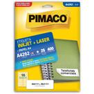 Etiqueta Inkjet Laser A4 A4262 25 Folhas 33.9 x 99mm Pimaco