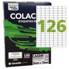 Etiqueta Inkjet Laser A4 Branca 26,0 X 15,0 mm 100 Fls CA4349 Etiqueta Inkjet Laser A4 Branca 26,0 X 15,0 mm 100 Fls CA4349