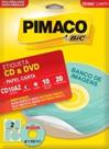 Etiqueta Inkjet/Laser Carta CD10az CD/DVD 20 Unidades Pimaco - 1