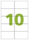 Etiqueta Nº10 100 folhas Colacril