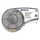 Etiqueta Nylon Cabos e Fios Preto no Branco 38,1mm x 19,05mm Brady M21-136-499
