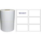 Etiqueta para Código de Barras Couchê 50X30MM com 30M (2 Carreiras - Rolo)