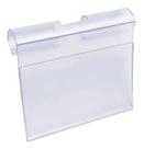 Etiqueta Porta Preço em PVC Cristal transparente 150 Peças 55 x 50 mm - display gancho suporte