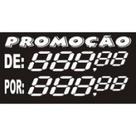 Etiqueta Promoção De/Por - 70 mm x 37 mm - Pct 50 Unid.