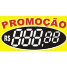 Etiqueta Promoção Preço Amarela - 70 mm x 37 mm - Pct 50 Unid.