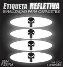 Etiqueta Refletiva P/ Capacete Justiceiro Etiqueta Refletiva P/ Capacete Justiceiro
