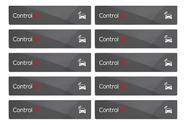 Etiqueta RFID UHF Veicular Control ID - 100 unidades