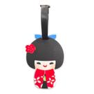 Etiqueta Tag Identificador Bagagem Japonesa Kokeshi Mala Viagem