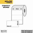 Etiqueta Térmica 60x30/Balança com 40 Bobinas