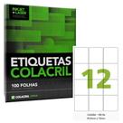 ETIQUETAS ADESIVAS COLACRIL CA4364 - 72x 63,5 x 3 FSC 100Fls ETIQUETAS ADESIVAS COLACRIL CA4364 - 72x 63,5 x 3 FSC 100Fls