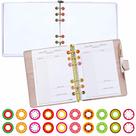 Etiquetas adesivas de reforço Hole Punch, 3000 unidades, design de frutas