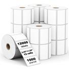 Etiquetas Adesivas Labelbal - 12.000 Etiquetas (12 Rolos)