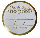 Etiquetas Adesivas Ovo No Pote Carber c/100 un