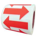 Etiquetas adesivas Remarkable Red Arrow Shape 2x1,25 cm 500 unidades