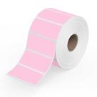 Etiquetas adesivas Rollo Direct Thermal 5x2,5 cm rosa 1000 rolos