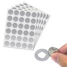 Etiquetas adesivas Scratch Off ScratchStix Silver Circle 2,5 cm