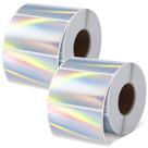 Etiquetas Adesivas Térmicas Holográficas Kosiz - 1000 Unidades (2 Rolos) - 3x2cm