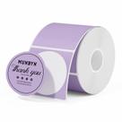 Etiquetas adesivas térmicas MUNBYN Circle 5cm Purple 750 Sheets