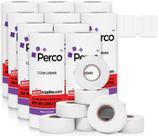 Etiquetas brancas Perco 1 Line 80 rolos 80.000 unidades