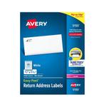 Etiquetas de endereço para correspondência AVERY 5155 Easy Peel 6000/pacote