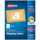 Etiquetas de envio Avery Printable 3-1/3 x 4 brancas 1500