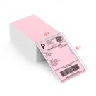 Etiquetas de envio MUNBYN 4x6 Pink Direct Thermal 500 Sheets