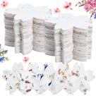 Etiquetas de flores silvestres plantáveis com papel de semente Dunzoom 50 unidades