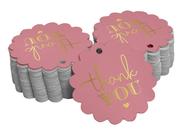 Etiquetas de Papel Fosco para Lembrança de Chá de Noiva "Thank You" - Inkdotpot Etiquetas de Papel Fosco para Lembrança de Chá de Noiva "Thank You" - Inkdotpot