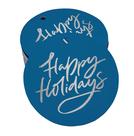 Etiquetas de Papel Metalizado Happy Holiday para Presente - Inkdotpot Etiquetas de Papel Metalizado Happy Holiday para Presente - Inkdotpot