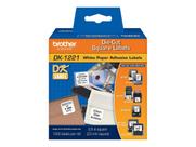 Etiquetas de papel quadradas Brother DK1221, 1000 etiquetas, brancas