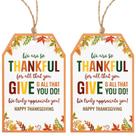 Etiquetas de presente KINGLAKE GARDEN Fall Maple Leaf Thank You 50 unidades