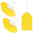 Etiquetas de presente: QWORK, etiquetas de preço, papel amarelo, 1000 unidades com barbante