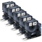 Etiquetas de tubos termorretráteis Wonfoucs Replacement Dymo 18057