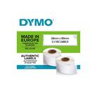 Etiquetas DYMO LW 28x89mm 2 Rolos 130 Etiquetas