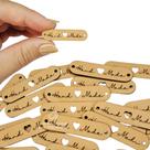 Etiquetas Hand Made Retangular 4x1 Cm - 50 Und