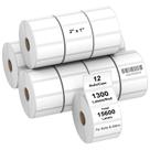 Etiquetas térmicas diretas AveneMark 2x1 1300 etiquetas/rolo x12
