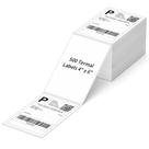 Etiquetas Térmicas Diretas Fanfold NeFlaca 4x6 - Pacote com 500 Etiquetas