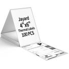 Etiquetas Térmicas Diretas Jayard 4x6cm - 100 Etiquetas por Rolo