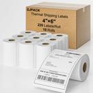 Etiquetas Térmicas Dymo 4XL (4x6cm) - 220 Etiquetas em 10 Rolos Etiquetas Térmicas Dymo 4XL (4x6cm) - 220 Etiquetas em 10 Rolos